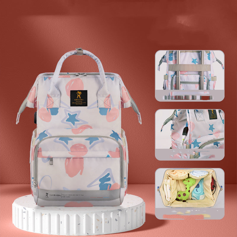 Multi-Functional, Water-Repellent, Super Cute Diaper Bag!