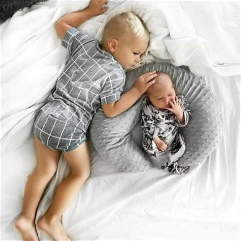 Baby U-shaped Nursing Pillow, Removable Cover, Super Soft and Comfortable for Mom and Baby