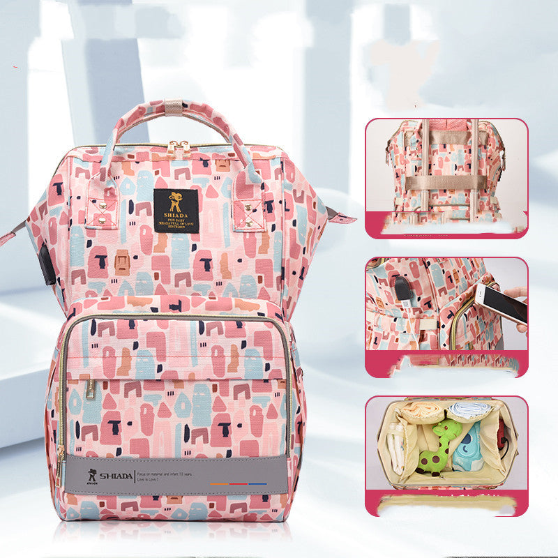 Multi-Functional, Water-Repellent, Super Cute Diaper Bag!