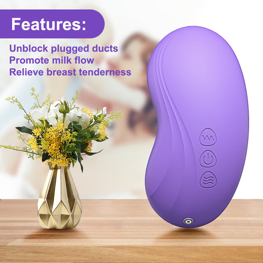 Electric Lactation Massager for Clogged Ducts, Breast Tenderness, and Promoting Milk Flow