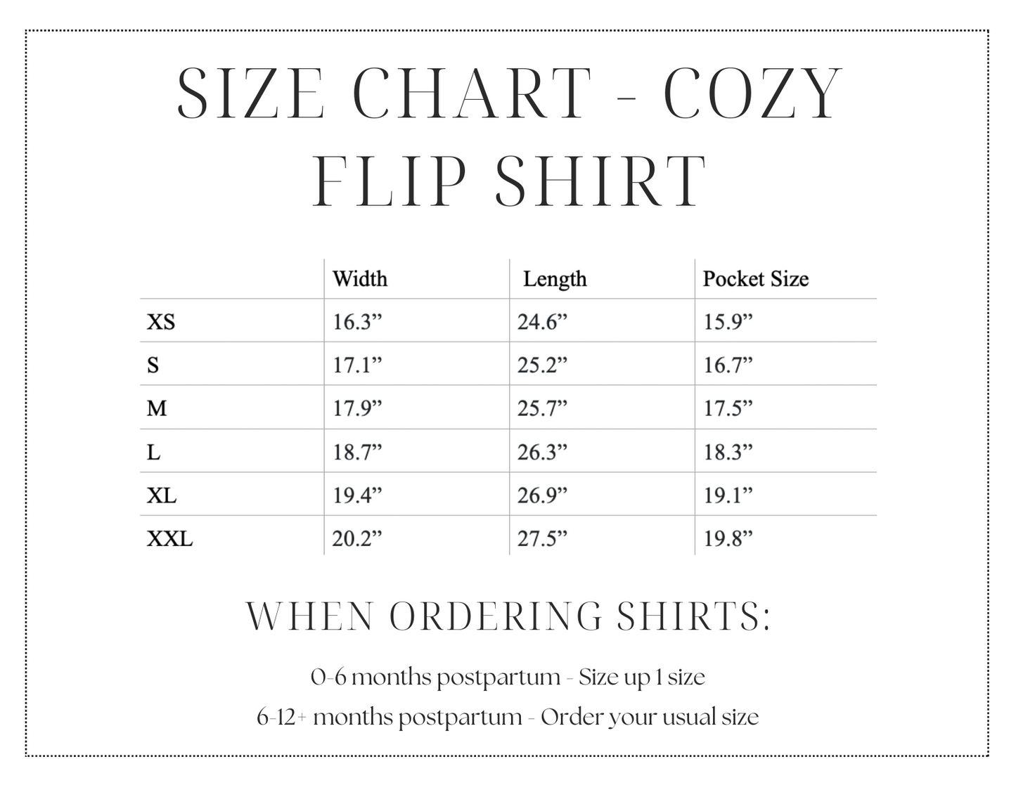 ! NEW ! Cozy Flip Tee