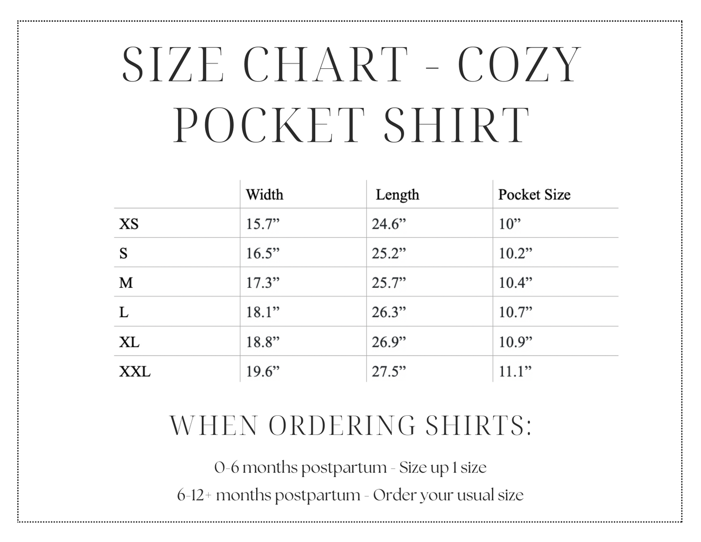 ! NEW ! Cozy Pocket Tee