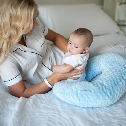 Baby U-shaped Nursing Pillow, Removable Cover, Super Soft and Comfortable for Mom and Baby